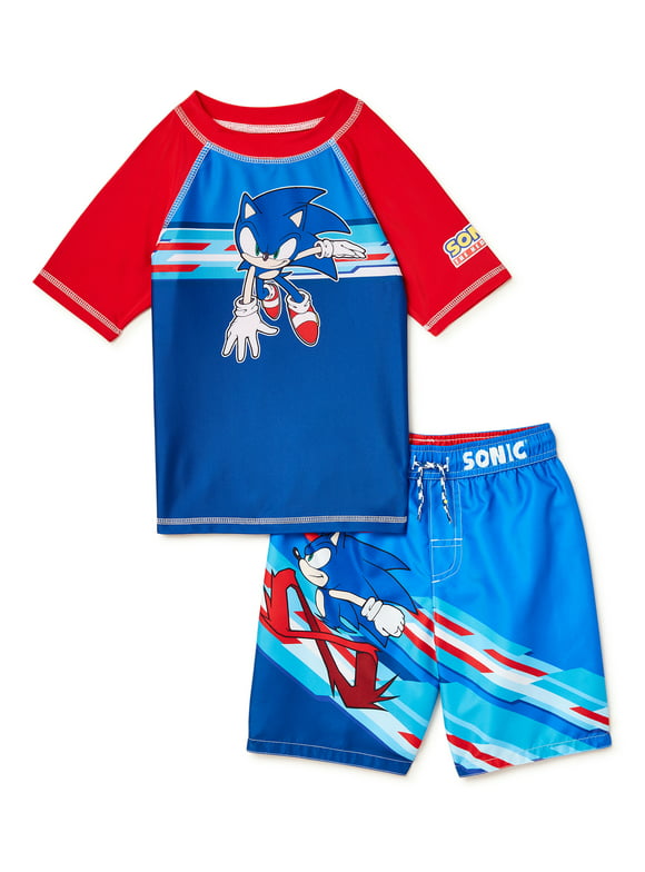 City Ink Boys Blue & Red Printed Cotton Short Size 4 5 6 7 $32